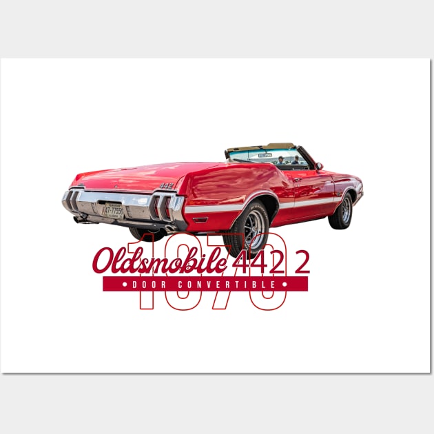 1970 Oldsmobile 442 2 Door Convertible Wall Art by Gestalt Imagery